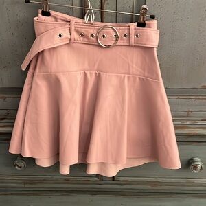 Bershka vegan leather skirt. Size small excellent condition
